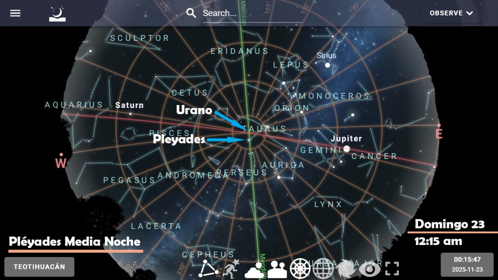 teotihuacan pleyades cenital 23 nov